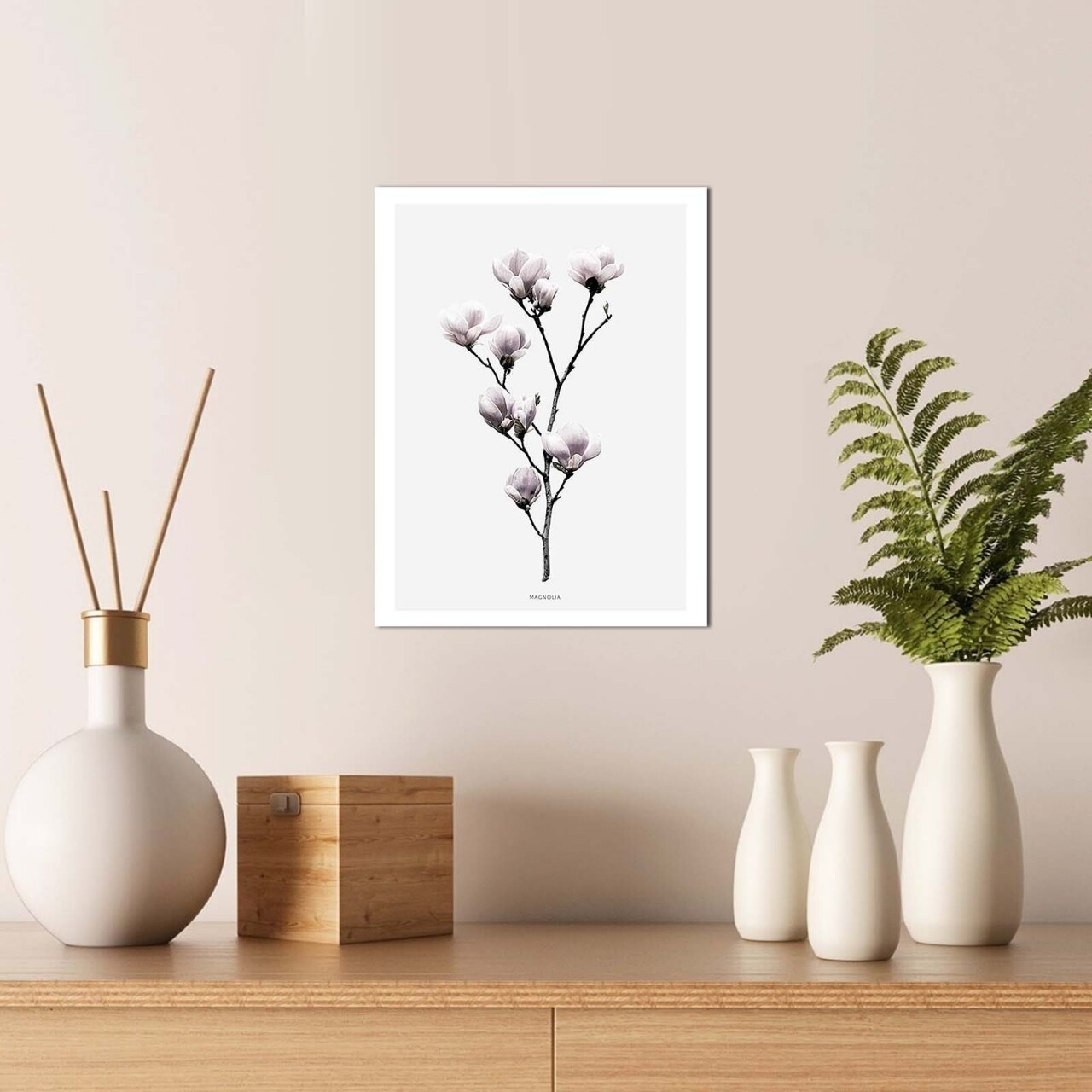 Tablou decorativ, Alpha Wall, Magnolia, 30x40 cm - imagine 3